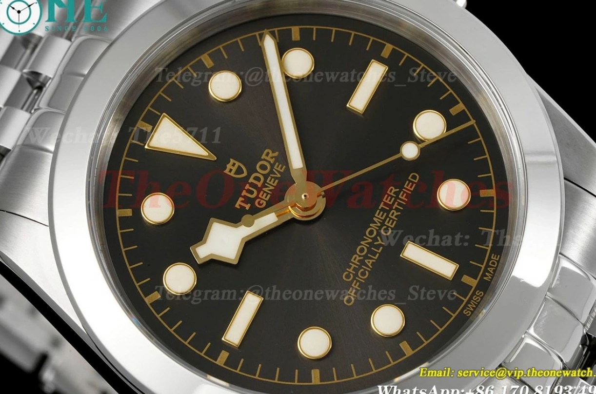 KRF 39mm Dot Black Anthracite SW200 SS SS Bay Heritage 0511
